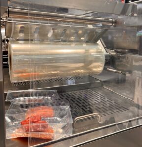 PennPac Thermoforming film on machine