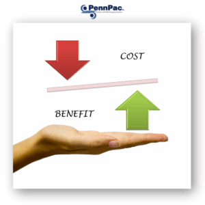 PET benefit vs cost